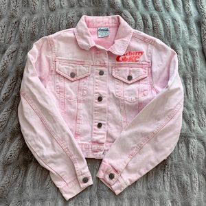 Coca-Cola women’s crop jean jacket | size M